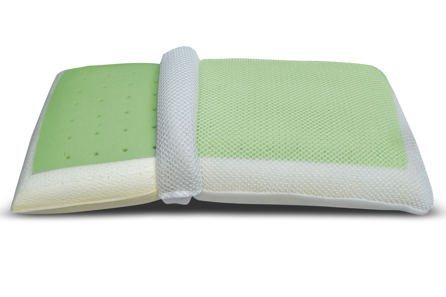 Cuscino Memory Aloe – Inserto Aloe, Fodera 3D, Singolo o Coppia | AROMATIZZATO ALOE