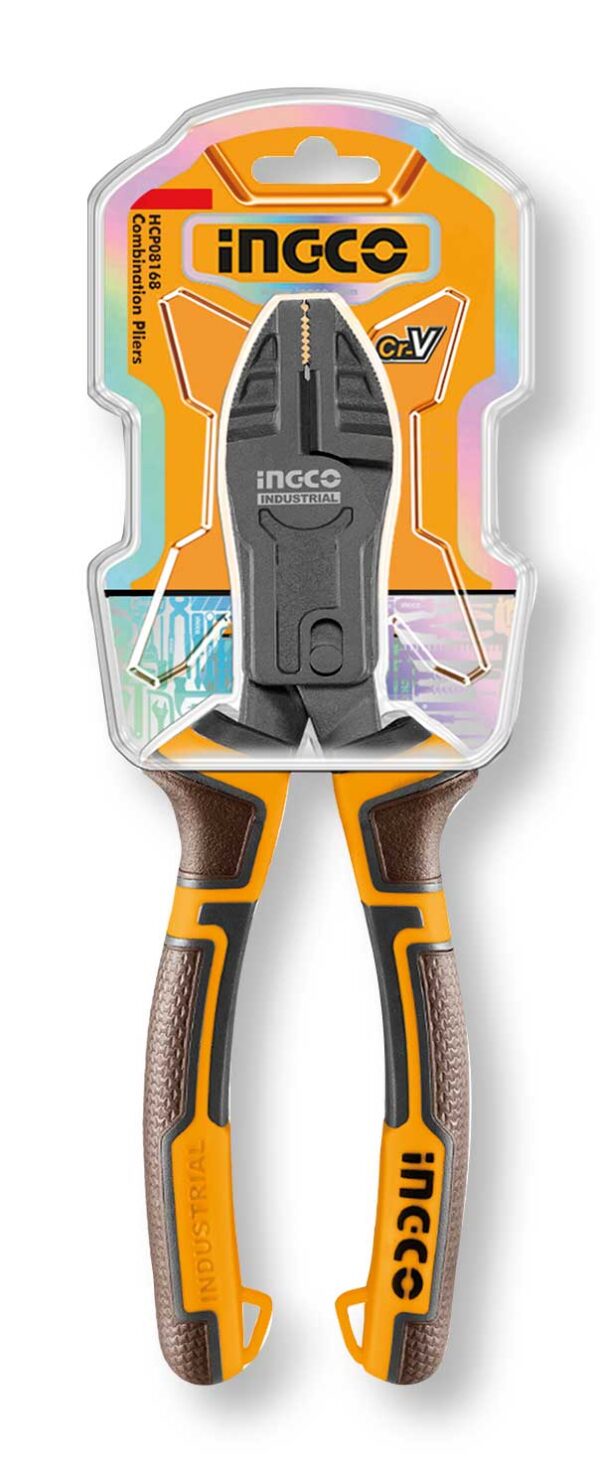 Pinza 180mm – Azione Combinata, Portachiodi, Impugnatura Ergonomica