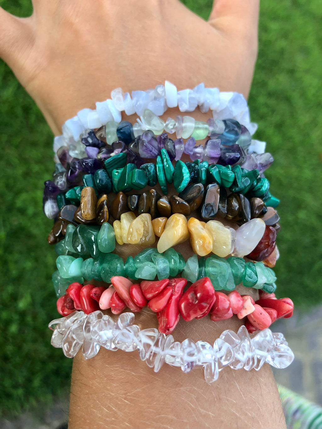 Bracciali Chips Pietre