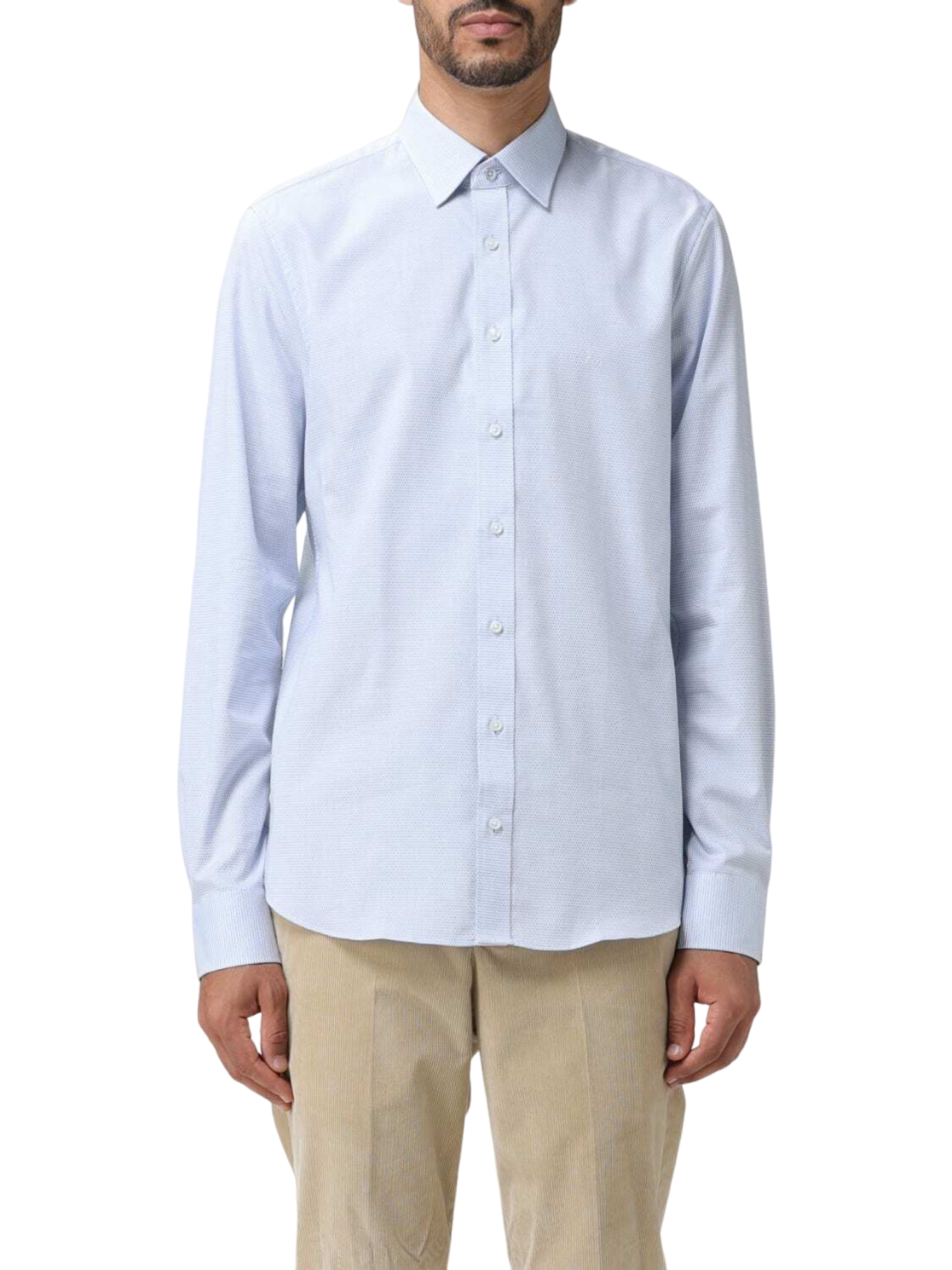 MICHAEL KORS Camicia Uomo AZZURRO