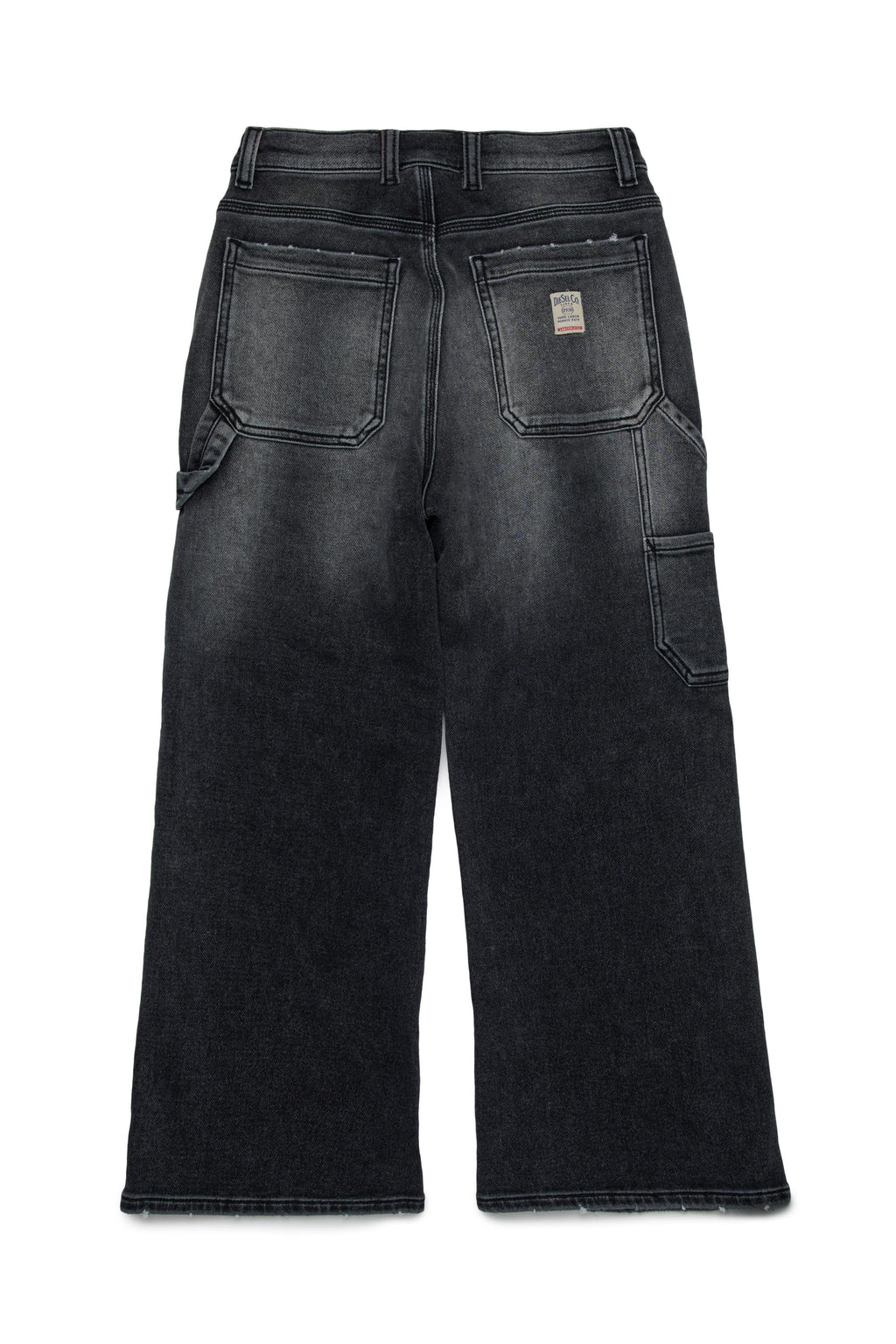 Diesel jeans bambina gamba larga lavaggio grigio