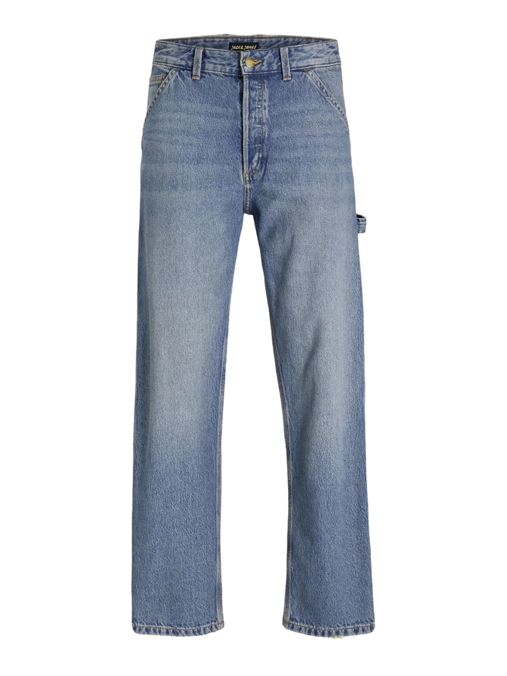 Jack&Jones jeans Ieddie vita alta lavaggio blu