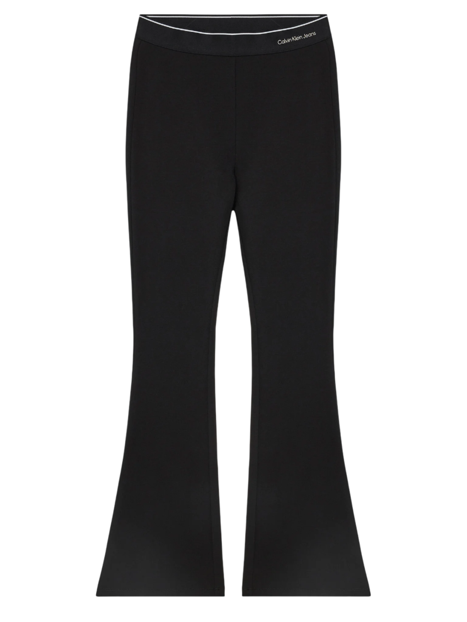 Calvin Klein Jeans leggings flare bambina nero