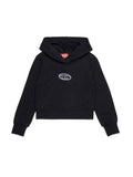 Diesel felpa con cappuccio Sasyhood nero