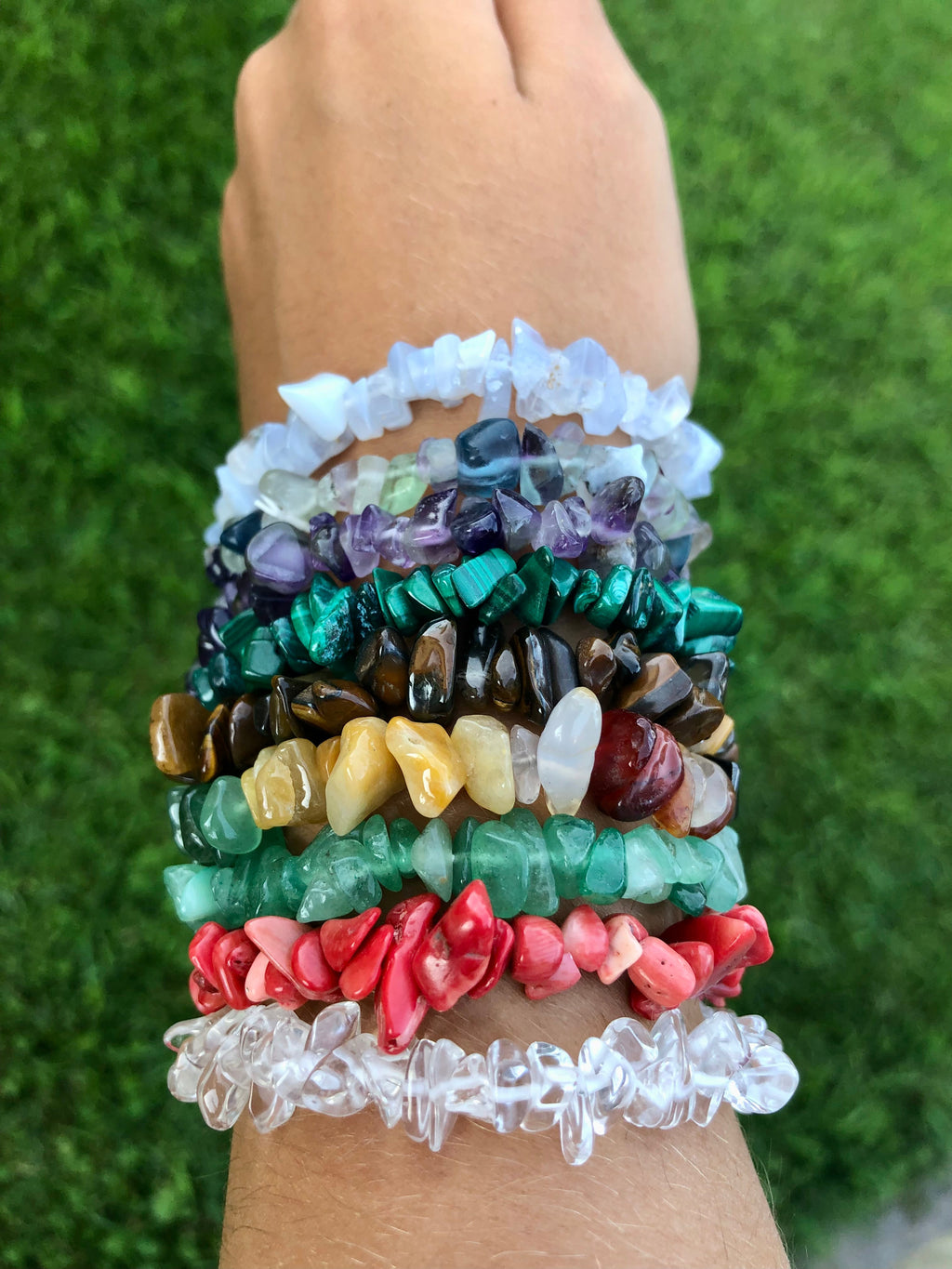 Bracciali Chips Pietre
