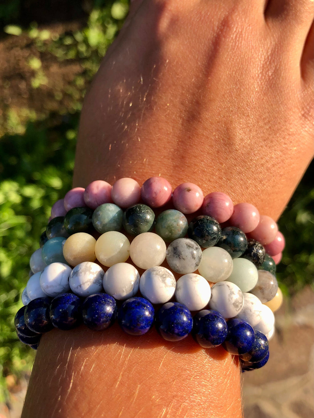 Bracciali Palline Pietre