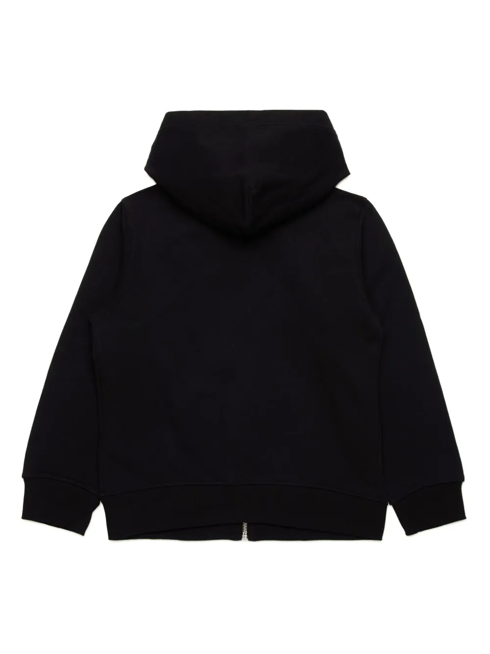 Diesel felpa con zip e cappuccio Smacis nero