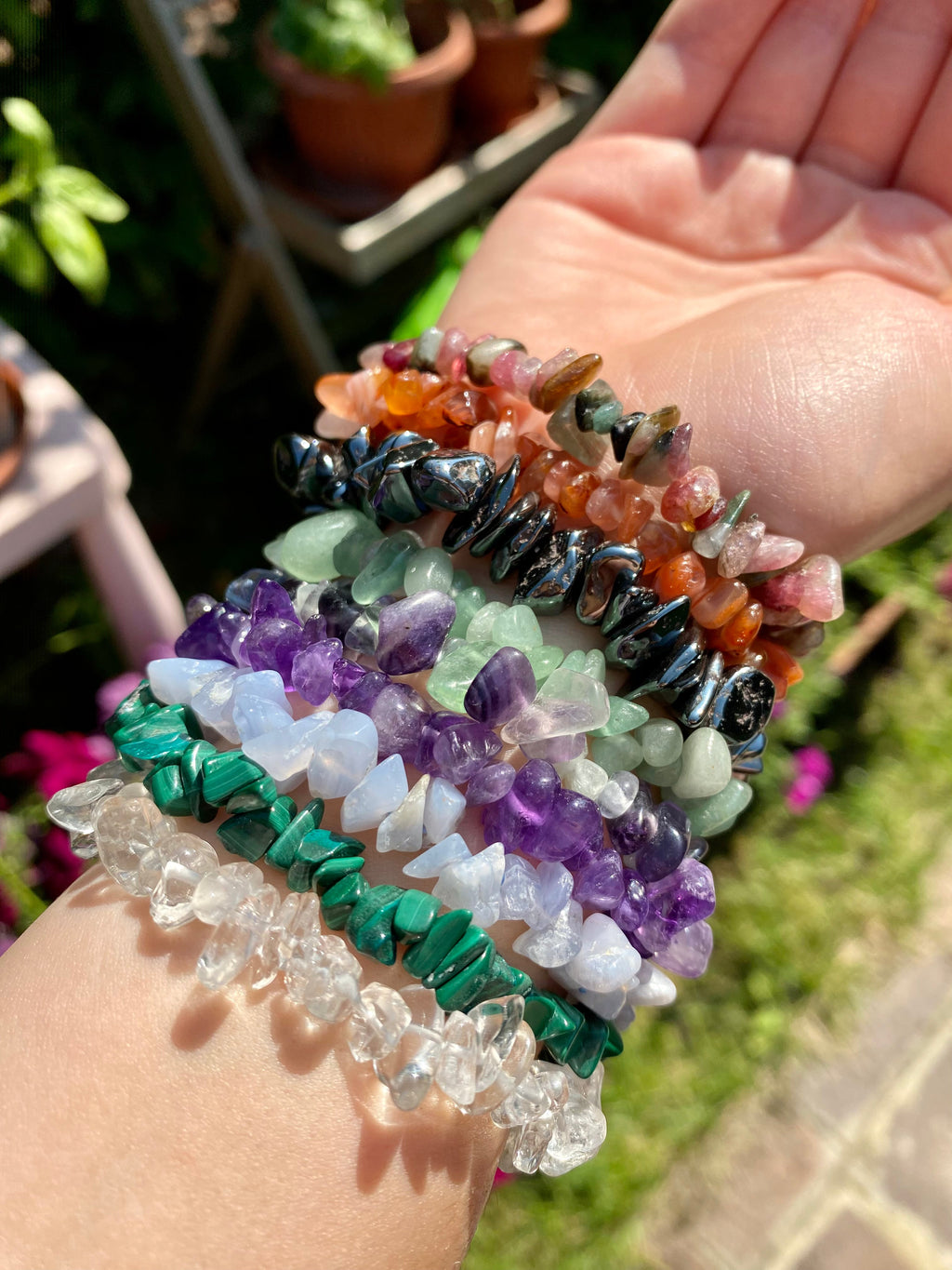 Bracciali Chips Pietre
