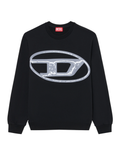 Diesel felpa Sbonnie con maxi logo nero