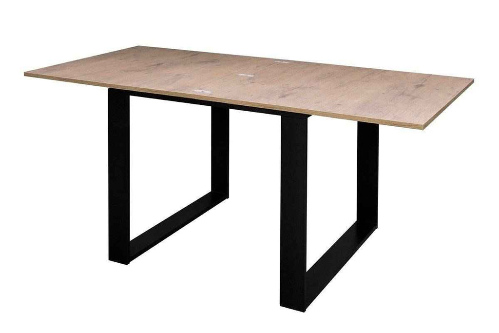 Tavolo apribile Tecno Libra con telaio Antracite, dimensioni 90x90/180 cm e 90x120/240 cm