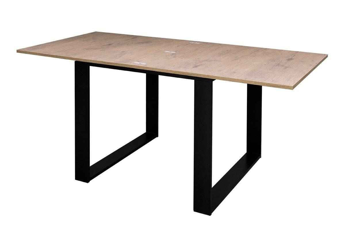 Tavolo apribile Tecno Libra con telaio Antracite, dimensioni 90x90/180 cm e 90x120/240 cm