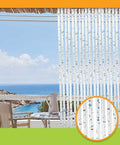 Tenda spaghetto glitter in PVC decorativa per interni