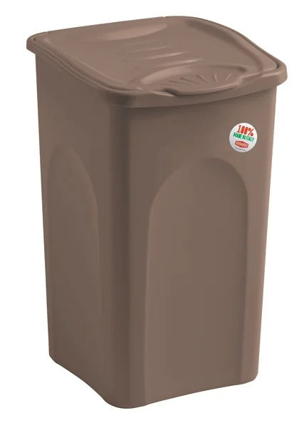 Portabiancheria 50 litri con coperchio in plastica vari colori
