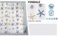 Tenda Doccia fondale Multicolore con Ganci – 180x200h cm