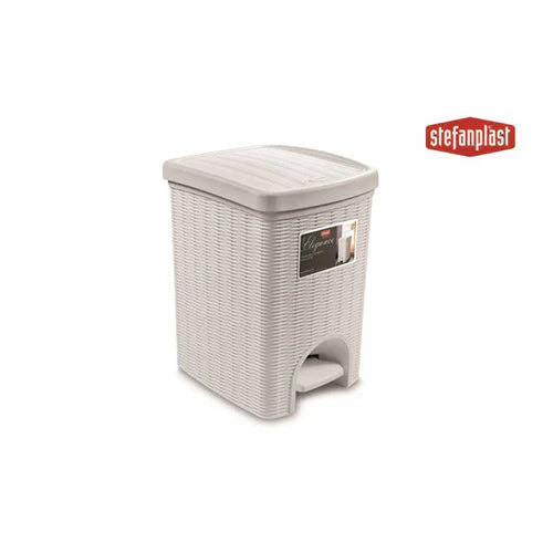 Pattumiera da cucina 20L – Effetto midollino, vari colori