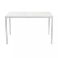 Tavolo Autolivellante Bianco, Forma Rettangolare, 80x120x76cm, Acciaio Verniciato