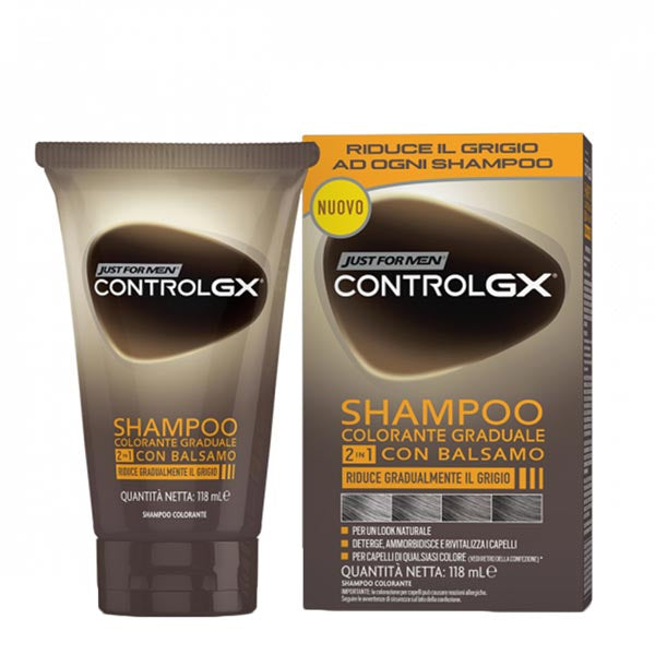 JUST FOR MEN CONTROL GXSTD SHAMPOO COLORANTE GRADUALE 2IN1 118M