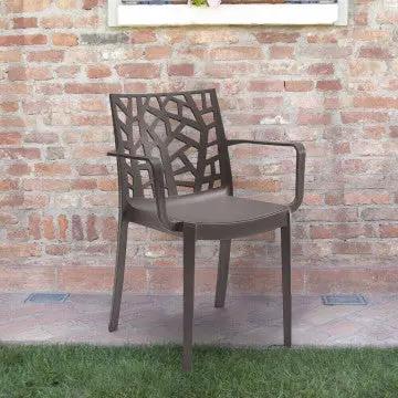 Poltrona Matrix - Poltrona impilabile in polipropilene Dimensioni: cm 55 x 58 x 82 h