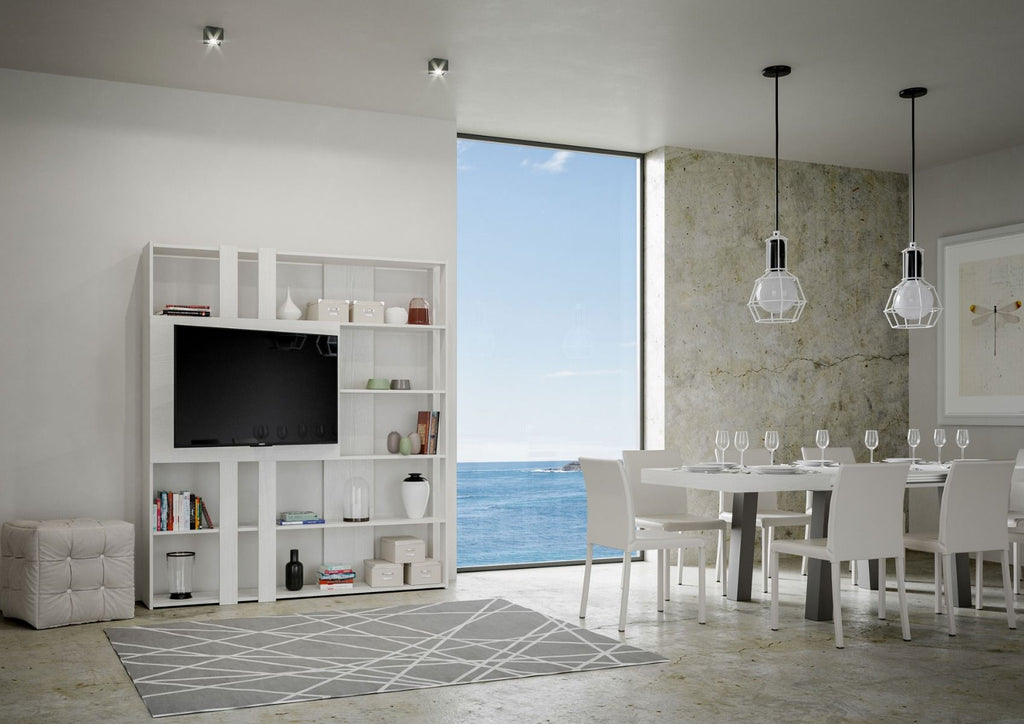 Libreria Multifunzionale Porta TV Kato 178x204x36 cm
