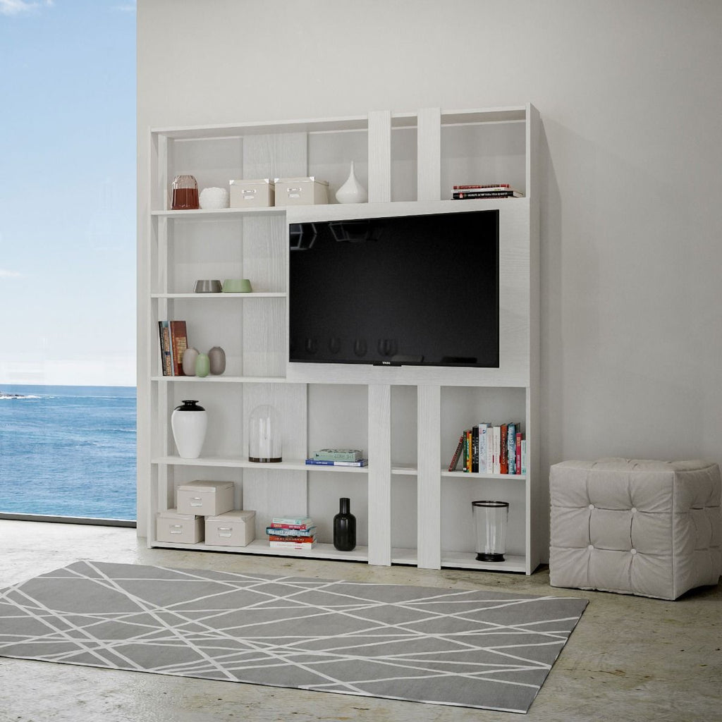 Libreria Multifunzionale Porta TV Kato 178x204x36 cm