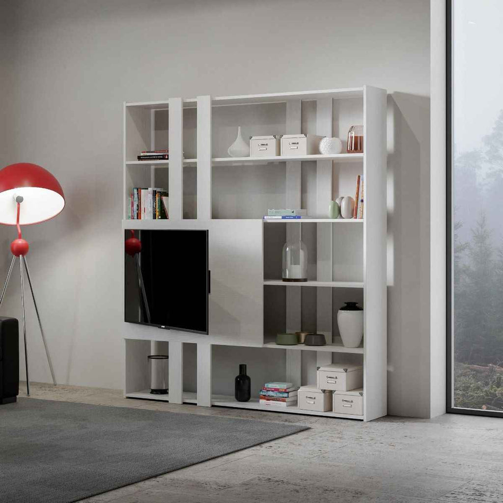 Libreria Multifunzionale Porta TV Kato 178x204x36 cm