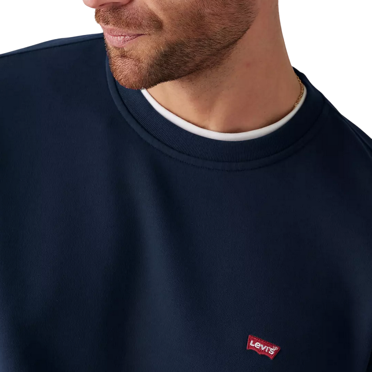 Levi's Housemark Original 359090001 Felpa Girocollo Uomo Blu