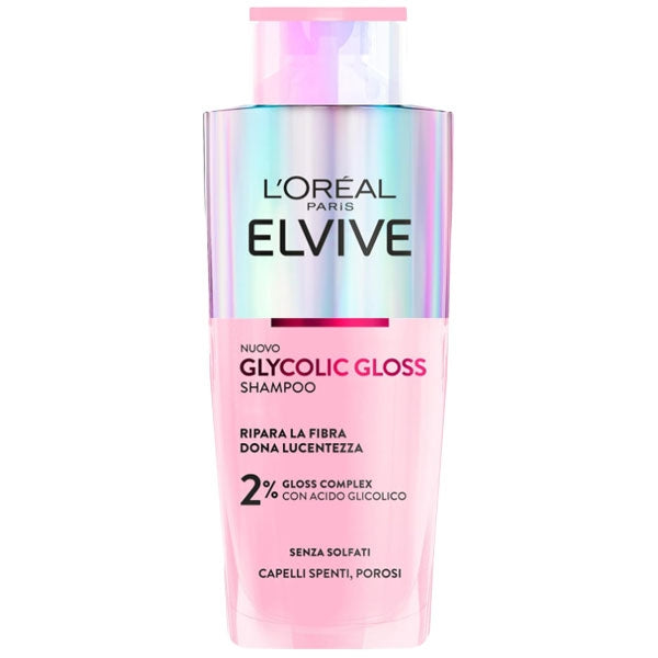 L'OREAL ELVIVE GLYCOLICGLOSS SHAMPOO SENZA SOLFATI 200 ML