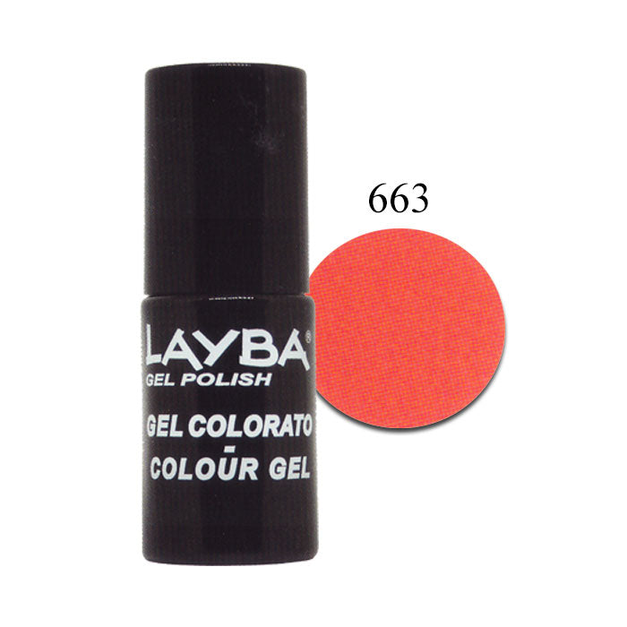 LAYLA LAYBA SMALTO SEMIPERMANENTE GEL POLISH RED PRESSURE 663