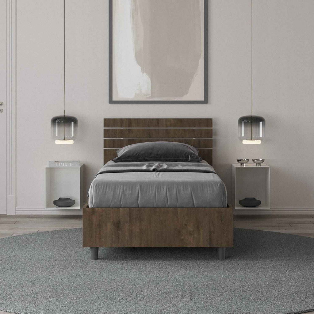 Letto singolo Ankel 80x190 cm - Con contenitore o rete a doghe
