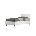 Letto singolo 80x200 testata dritta con doghe Ankel