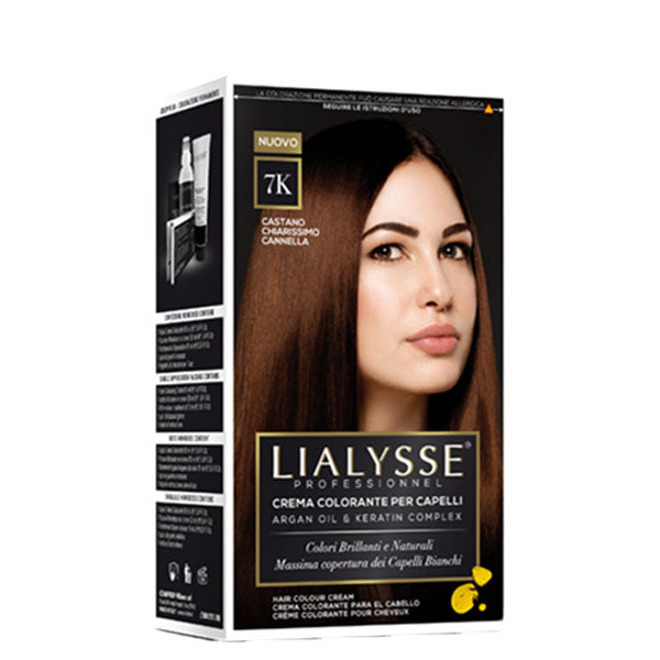 LIALYSSE CREMA COLORANTE CASTANO CHIARISSIMO CANNELLA 7K
