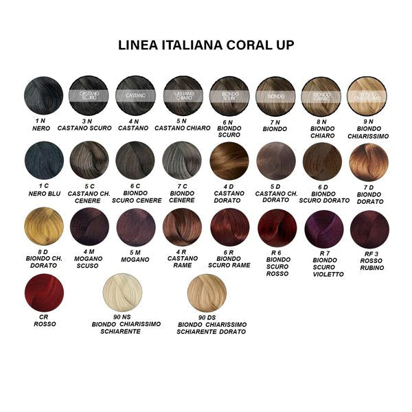 LINEA ITALIANA CORAL UPNO AMMONIACA BIONDO SCURO CENERE 7C