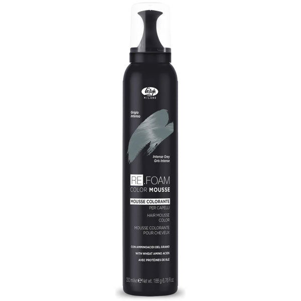 LISAP RE.FOAM MOUSSE COLORANTE CAPELLI GRIGIO INTENSO 200 ML
