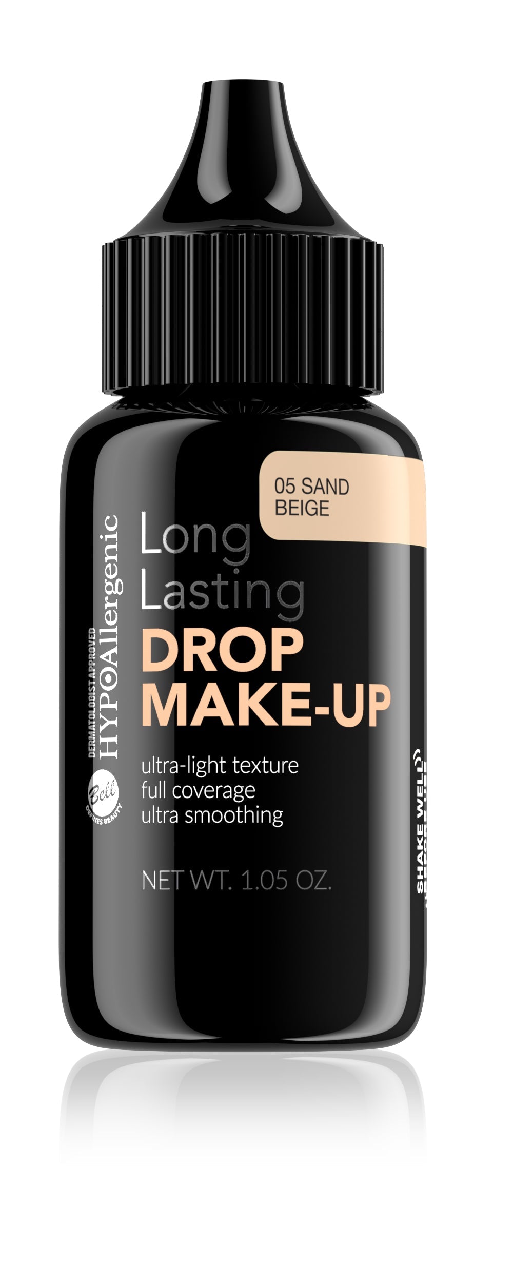 HypoAllergenic Long Lasting Drop Make Up Fondotinta Alta Coprenza 30 gr