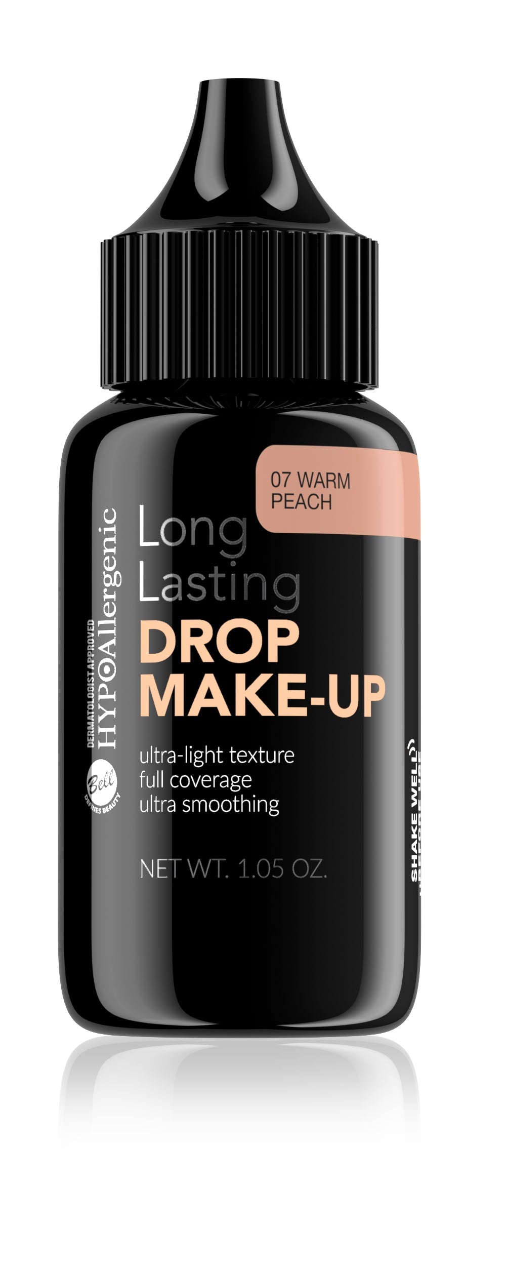 HypoAllergenic Long Lasting Drop Make Up Fondotinta Alta Coprenza 30 gr