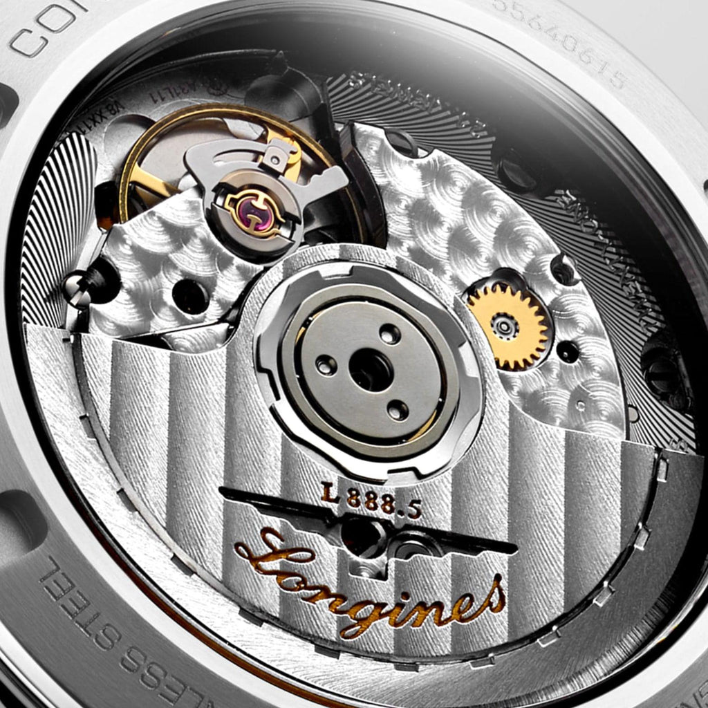 Longines orologio Conquest 2023 34mm marrone automatico acciaio L3.430.4.62.6