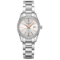 Longines orologio Conquest Classic 29,5mm argento diamanti quarzo acciaio L2.286.0.72.6