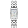 Longines orologio DolceVita 17.70x27mm madreperla diamanti quarzo acciaio L5.258.4.87.6