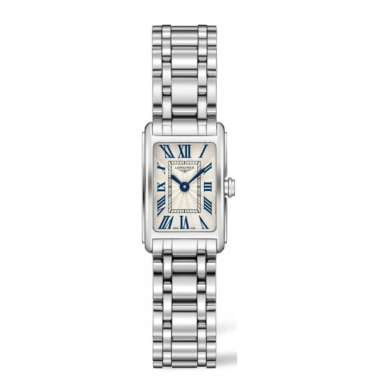 Longines orologio DolceVita 17,70x27mm argento quarzo acciaio L5.258.4.71.6