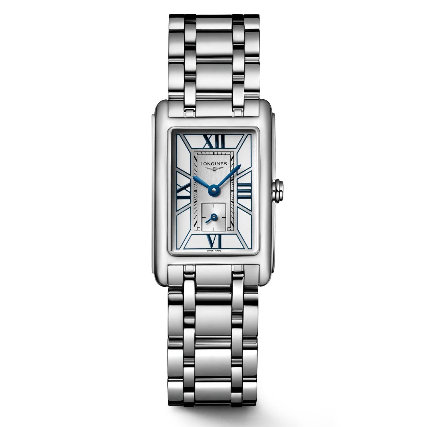 Longines orologio DolceVita 20,8x32mm argento quarzo acciaio L5.255.4.75.6