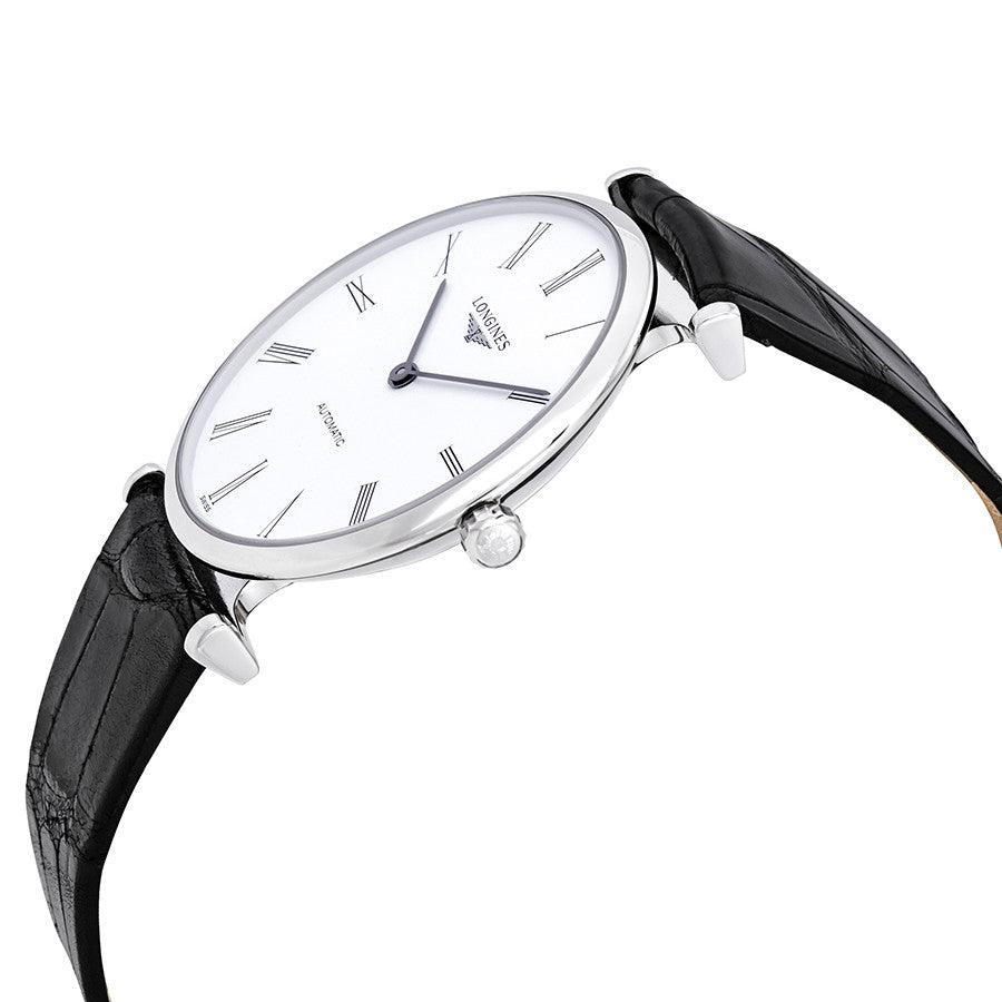 Longines orologio La Grande Classique de Longines 36mm bianco acciaio uomo quarzo L4.908.4.11.2