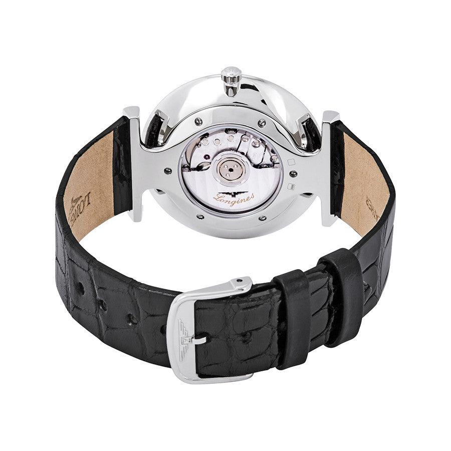Longines orologio La Grande Classique de Longines 36mm bianco acciaio uomo quarzo L4.908.4.11.2