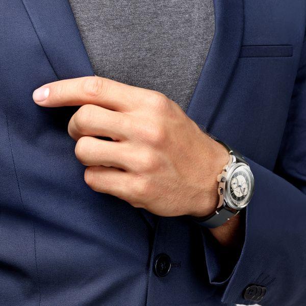 Longines orologio Longines Heritage Classic Chronograph 40mm argento automatico acciaio L2.830.4.93.0