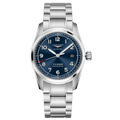 Longines orologio Longines Spirit 40mm blu automatico acciaio L3.810.4.93.6