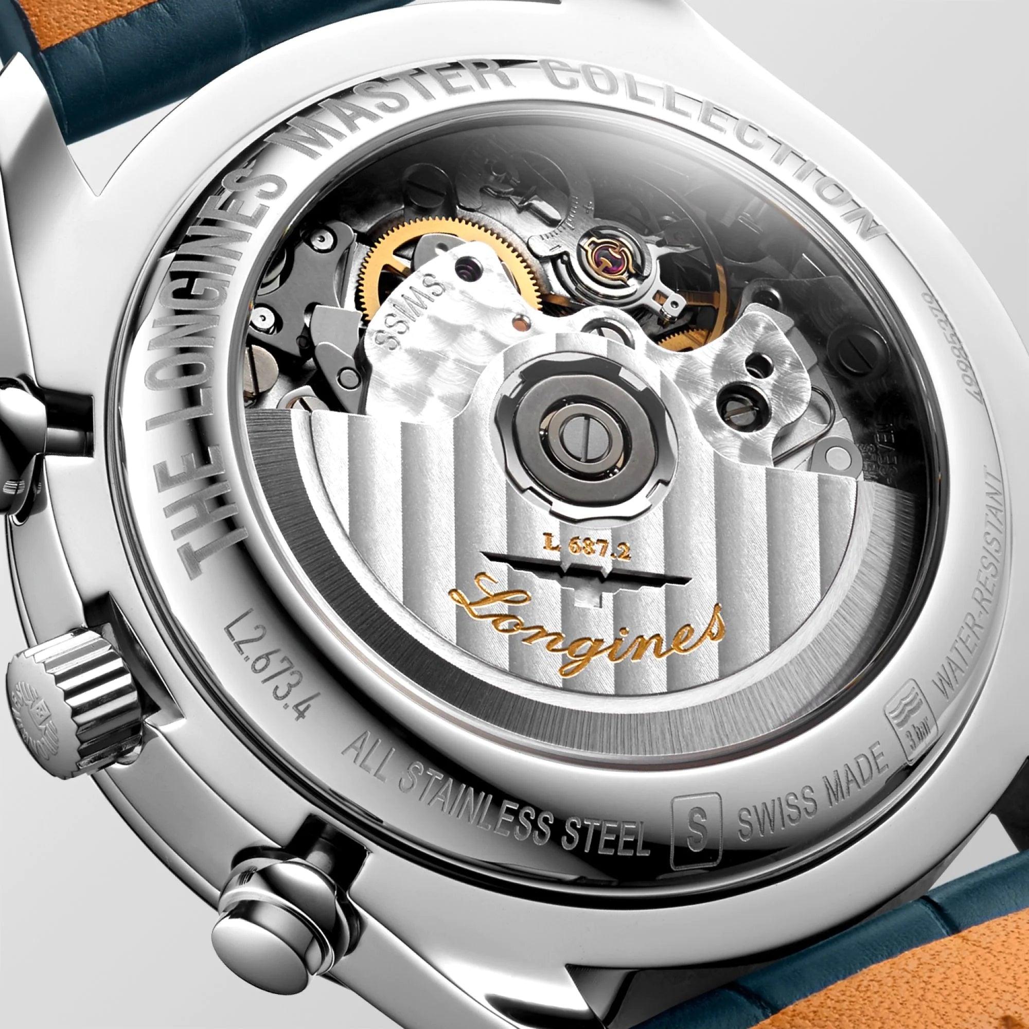 Longines orologio Master Collection 40mm blu automatico acciaio L2.673.4.92.0