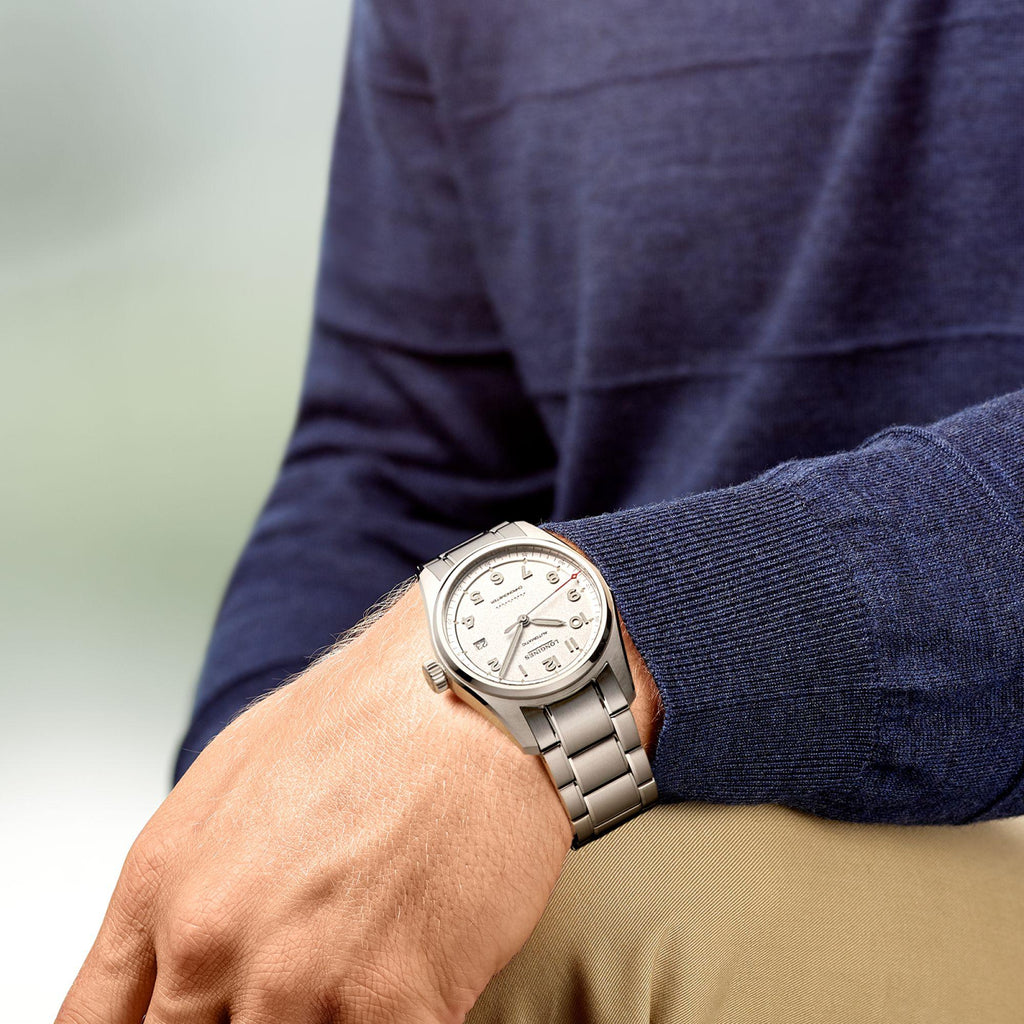 Longines orologio Spirit 40mm argento automatico acciaio L3.810.4.73.6