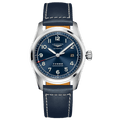 Longines orologio Spirit 40mm blu automatico acciaio L3.810.4.93.0