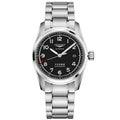 Longines orologio Spirit 40mm nero automatico acciaio L3.810.4.53.6