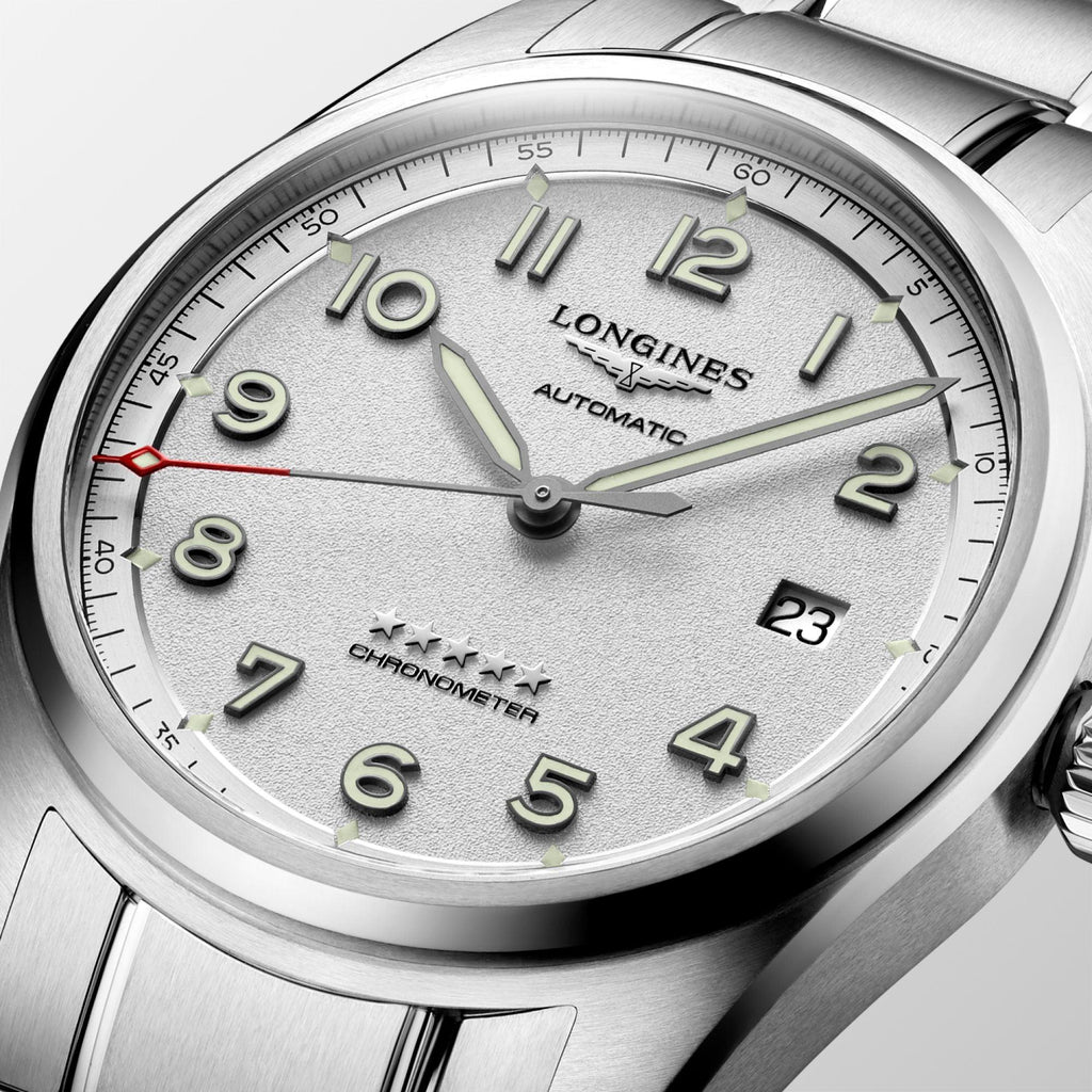 Longines orologio Spirit Prestige Edition 40mm argento automatico acciaio L3.810.4.73.9