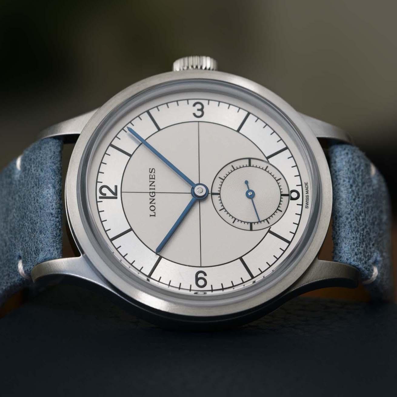 Longines orologio The Longines Heritage Classic 38.5mm argento acciaio uomo automatico L2.828.4.73.2
